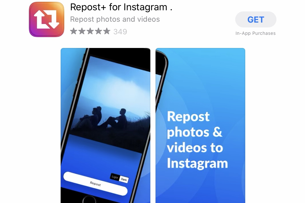 Aplikasi posting ulang untuk IOS.