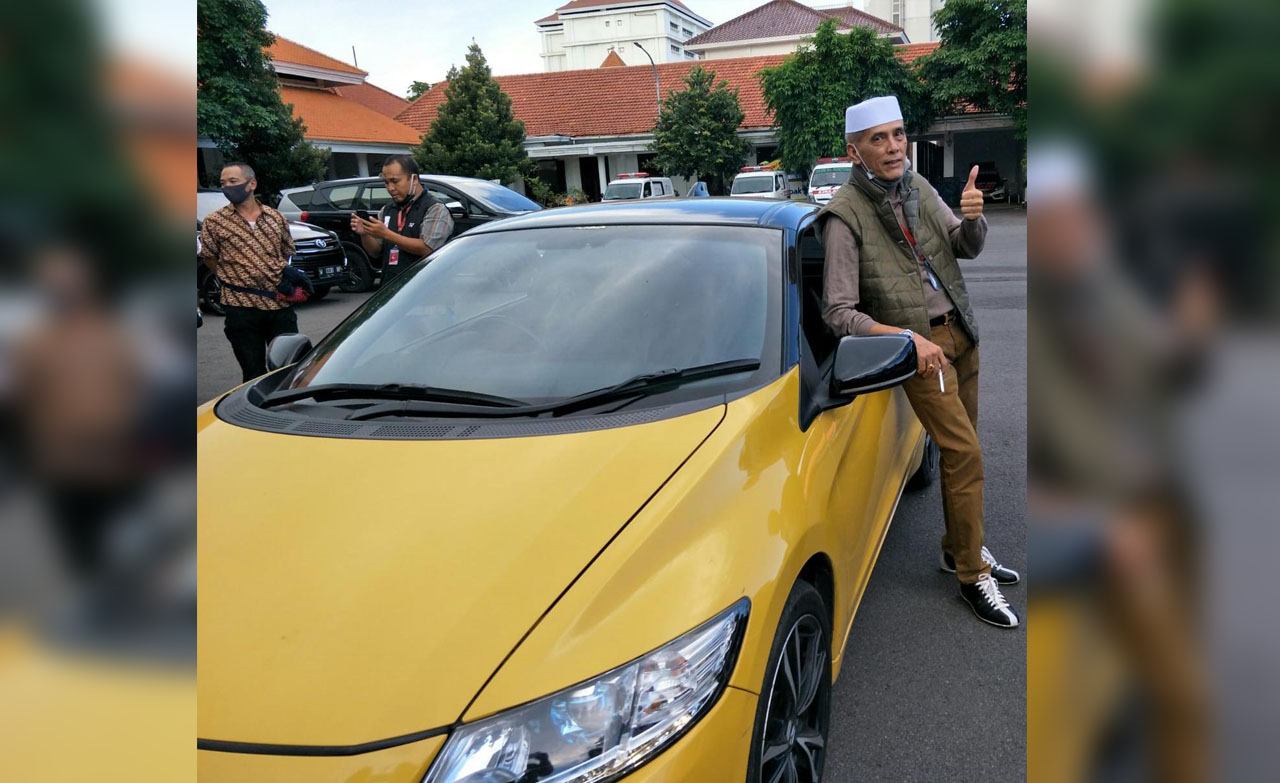 Habib Hasan Mulachela saat di Gedung Negara Grahadi. (Foto: Alief Sambogo/Ngopibareng.id)