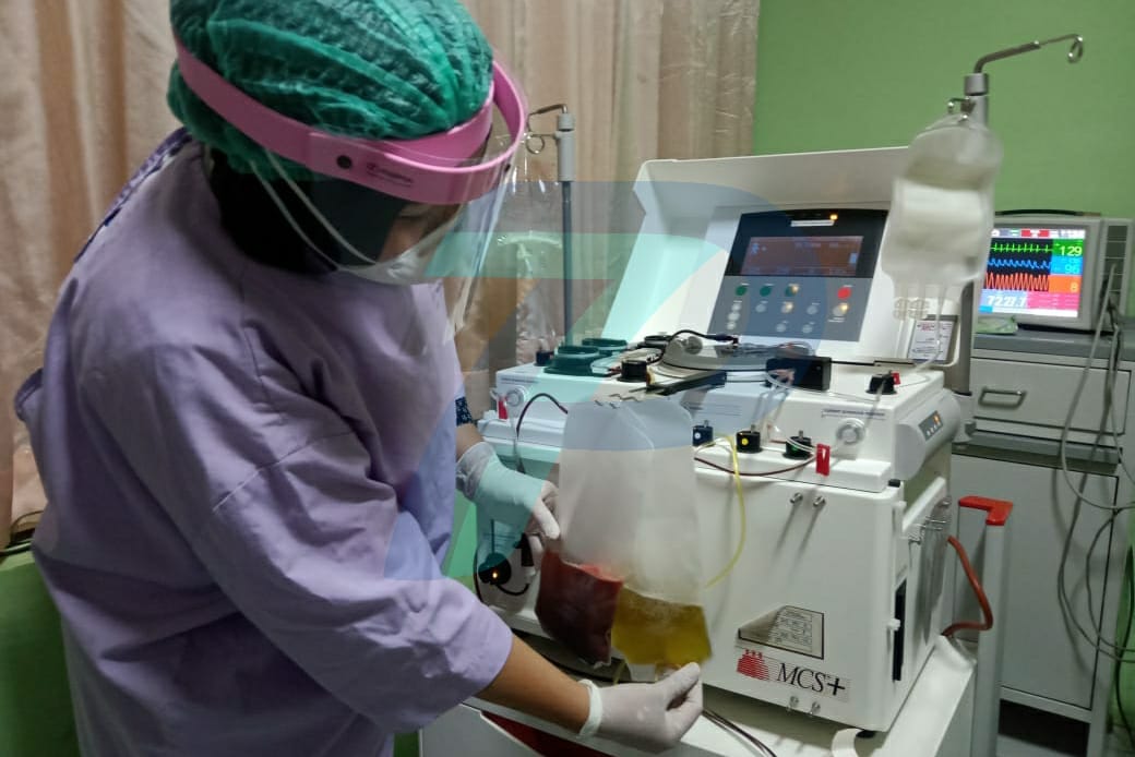 Perangkat Apheresis di RSUD dr Mohamad Saleh, Kota Probolinggo. (foto: Istimewa)