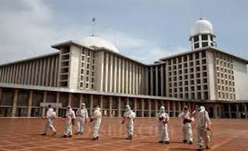 Ilustrasi Masjid Istiqlal di Jakarta yang  baru dibuka kembali bulan Juli. (Foto:Istiqlal)