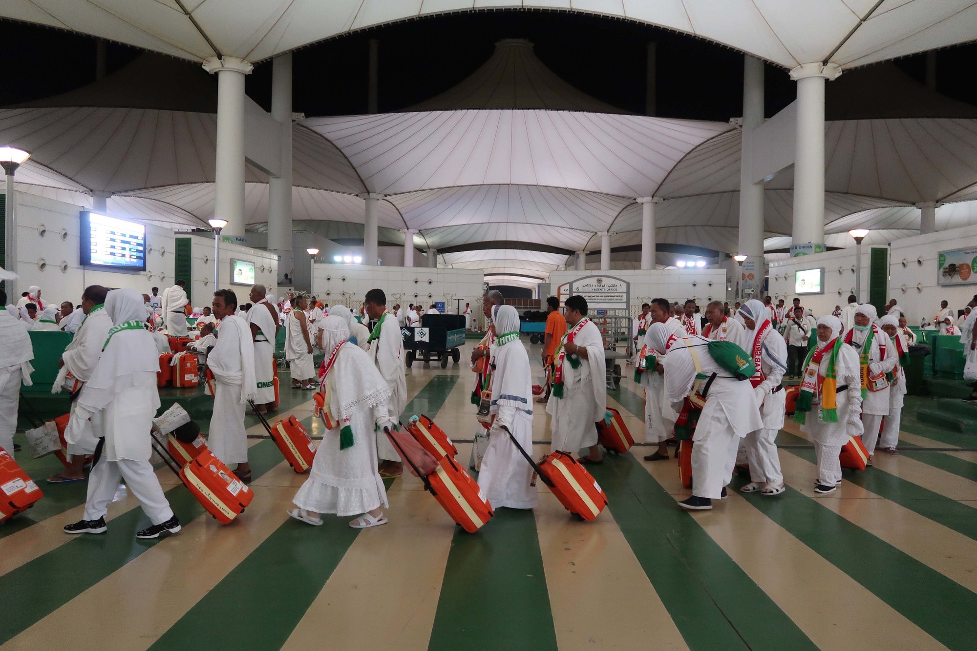 Jamaah haji bergegas ke Tanah Suci. (Foto: Istimewa)