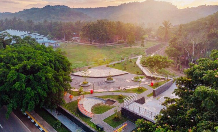 Kementerian PUPR gerojok Rp8 triliun untuk pembangunan infratsruktur di lima kawasan. (Ilustrasi kawasan Mandalika/Kementerian PUPR)