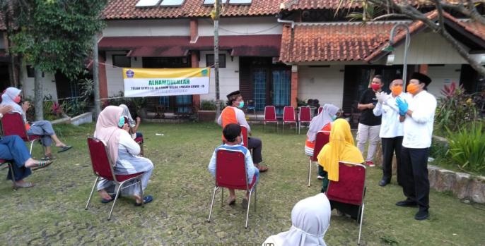 Bpati Pasuruan saat memberikan arahan kepada para tenaga kesehatan. (Foto: Dok Humas)