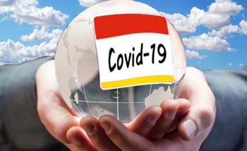 Ilustrasi COVID-19 global. (Ngopibareng)