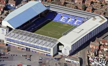 Markas Everton, Stadion Goodison Park.  (Foto:Everton FC)