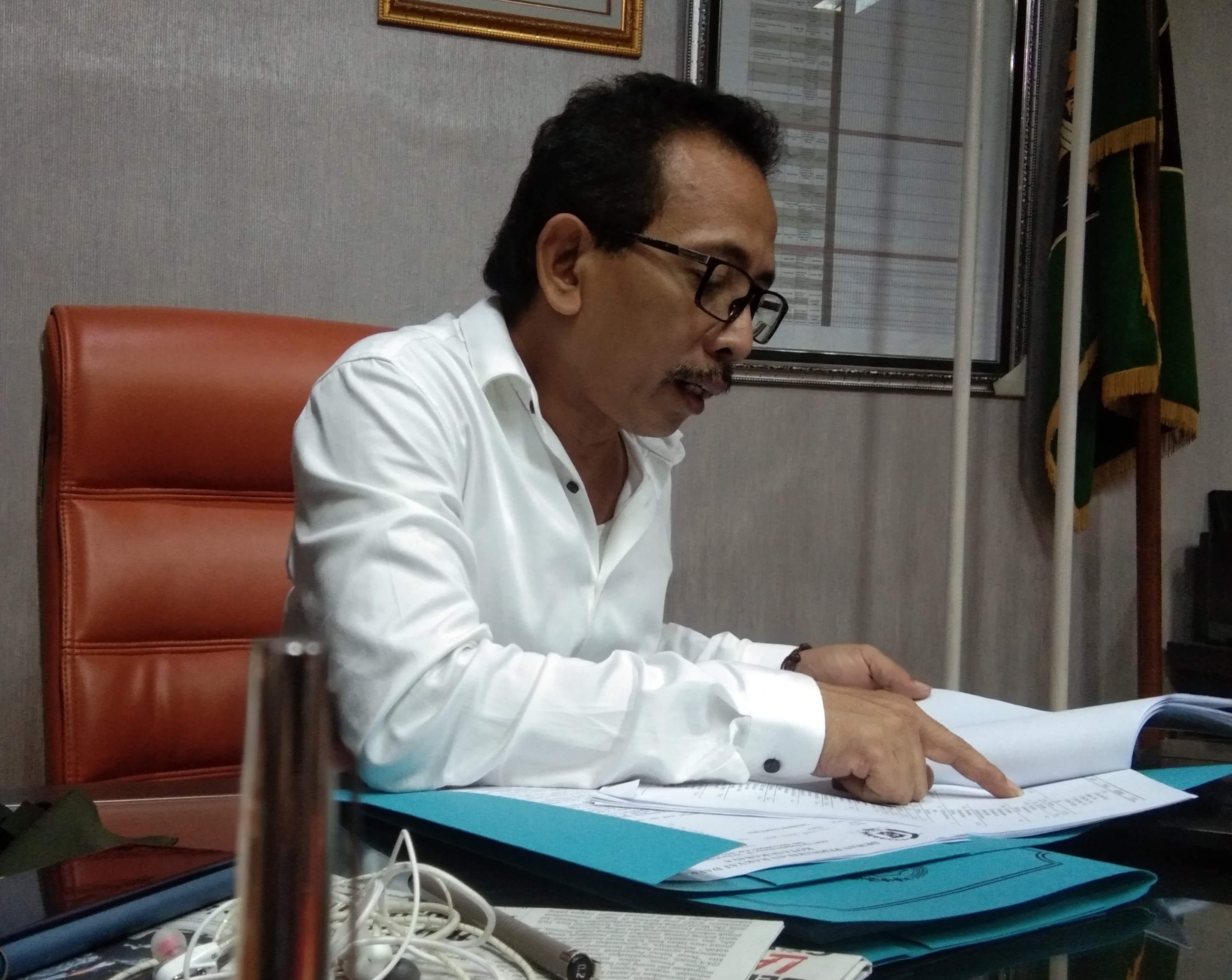 Wakil Ketua DPRD Surabaya dari Fraksi Gerindra A. Hermas Thony (Foto: Ni'am Kurniawan/Ngopibareng.id)