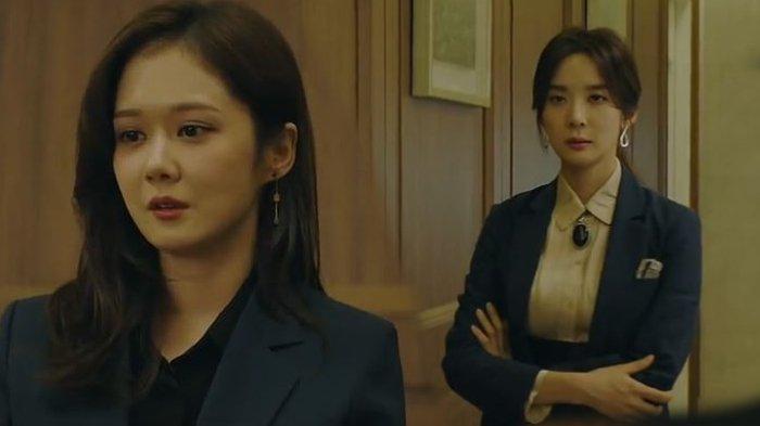 Jung Sun hanya berharap bukan Hyun Ah selingkuhan suaminya. (Foto: SBS)