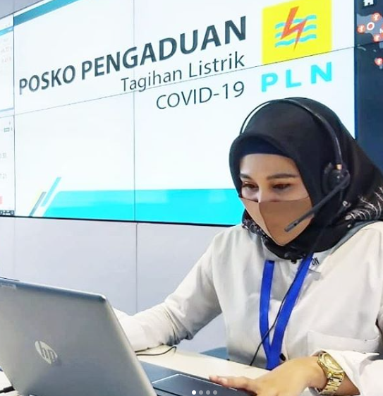 Posko pengaduan tagihan listrik Covid-19. (Foto: Instagram PLN)