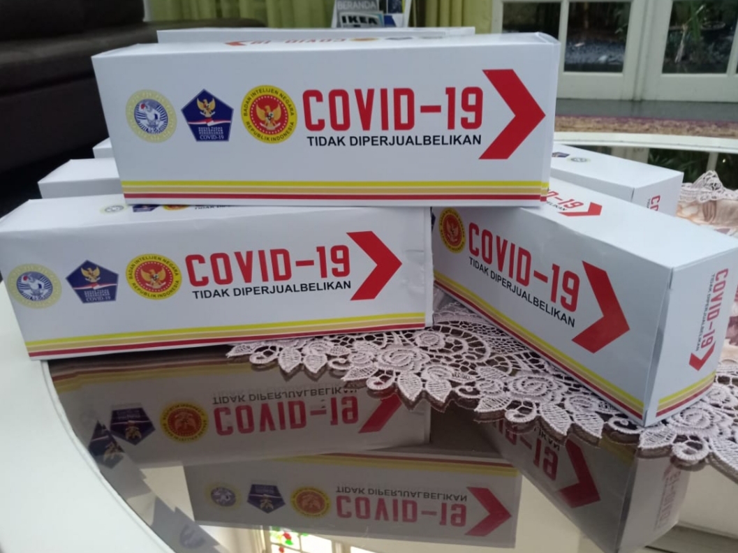 Obat yang sudah didistribusikan kepada Gugus Tugas Percepatan Penanganan Covid-19 Pusat. (Foto: Istimewa)