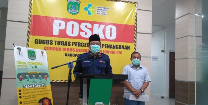 Gugus tugas covid-19 Pasuruan umumkan kasus baru covid-19. (Foto: Dok Humas)