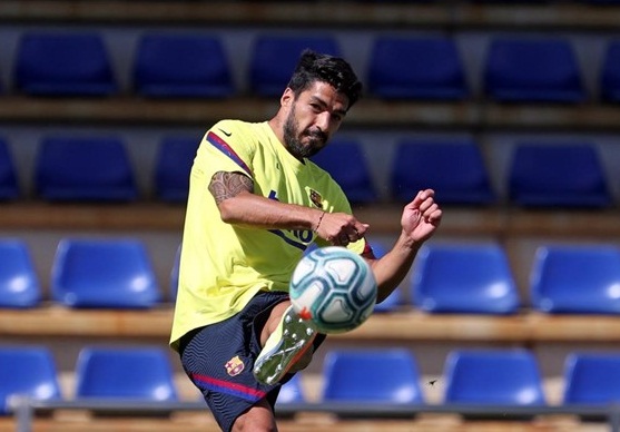 Luis Suarez. (Foto: Twitter/@FCBarcelona)