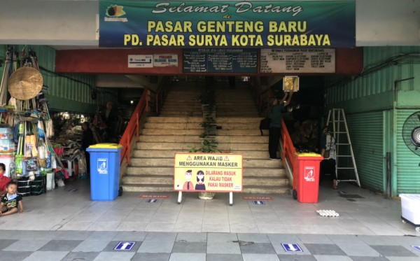 Pasar Tangguh Surabaya. (Foto: Dok/Ngopibareng.id)