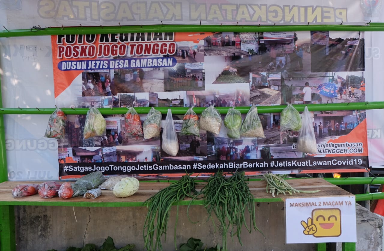 Warung berisi aneka sayuran di salah satu desa di Temanggung. (Foto: Ist/Ngopibareng.id)