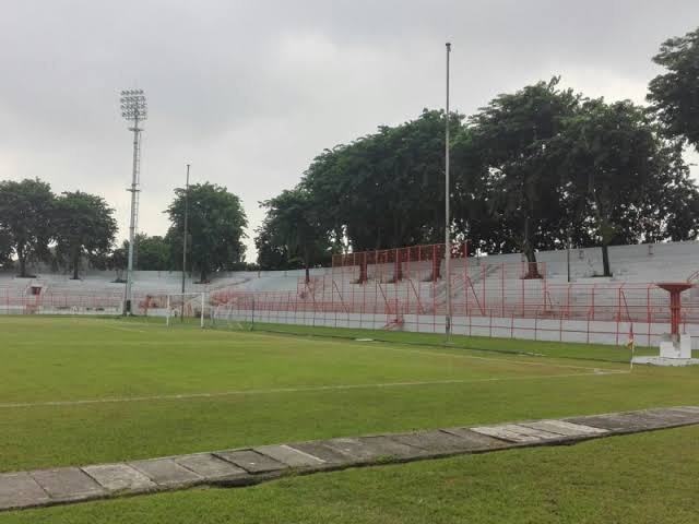 Pohon angsana di tribun Gelora 10 November Surabaya. (Foto: Istimewa)