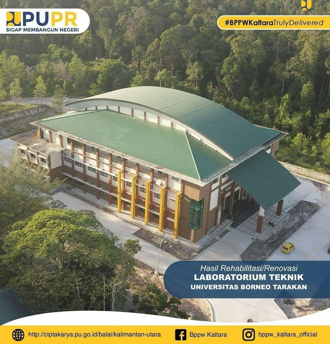 Kementerian PUPR bangun sejumlah gedung di Universitas Borneo, Tarakan. (Kementerian PUPR)