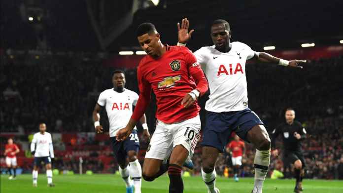 Laga Tottenham Hotspurs Vs MU akan digelar Sabtu, 20 Juni 2020. (Foto: Twitter)