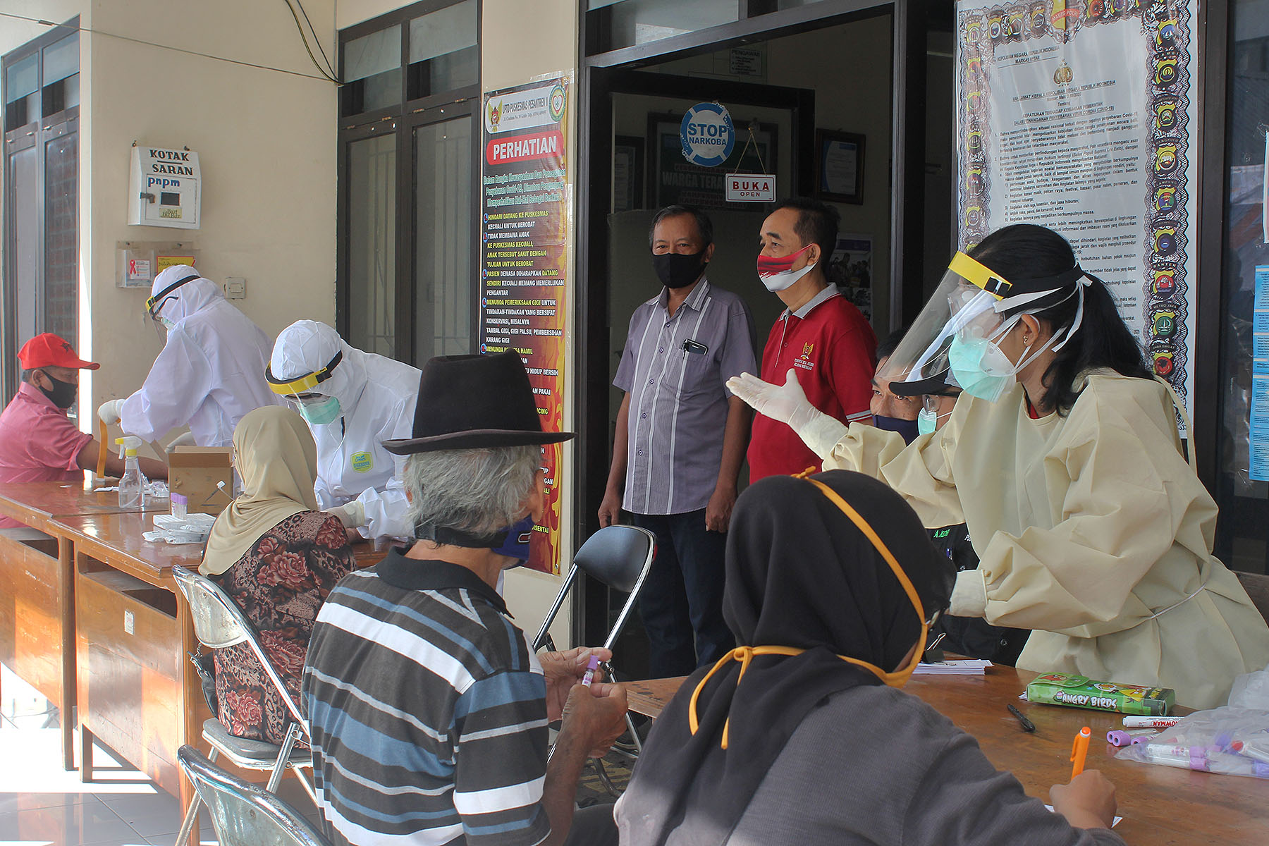 Gelar rapid test acak/ (Foto: Istimewa)