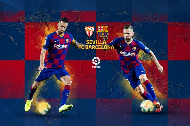 Liga Spanyol: Sevilla Vs Barcelona. (Foto: Twitter @FCbarcelona)