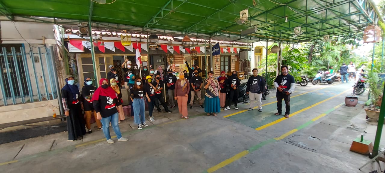 Trip Jejak Bung karno saat mengunjungi rumah Roeslan Abdul Ghani. (Foto: Alief Sambogo/Ngopibareng.id)