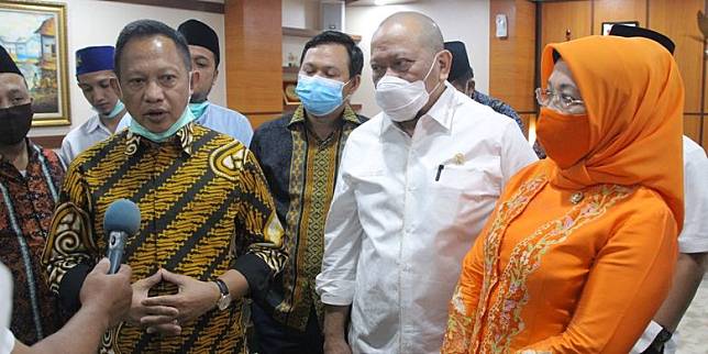 Mendagri bertemu pimpinan DPD RI fasilitasi konflik antara Bupati dan DPRD Jember. (Foto: Ant)