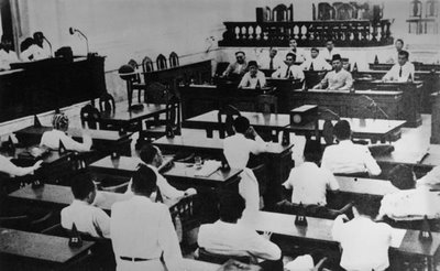 Sidang Konstituante berlangsung di Bandung, 1956-1959. (Foto: Sejarah)
