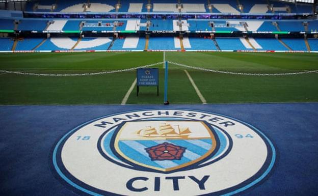 Logo Manchester City. (Foto: Twitter)