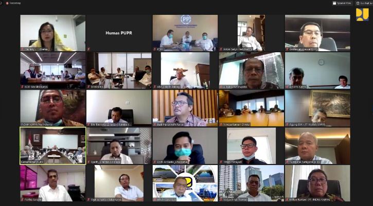 webinar Kementerian PUPR mempersiapkan 11 studi master super spesialis. (Kementerian PUPR)