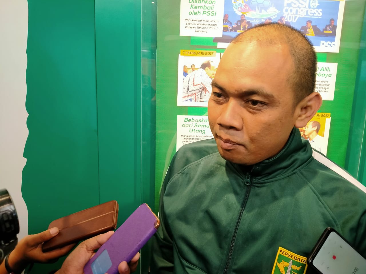 Manajer Persebaya, Candra Wahyudi. (Foto: Fariz Yarbo/Ngopibareng.id)