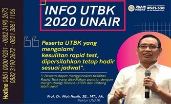 Peserta UTBK yang belum Rapid Test silakan hadir sesuai jadwal. (Ngopibareng)