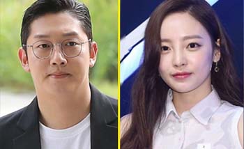 Mendiang Go Hara (kanan) dan pacarnya Choi Jong-bum yang divonis 1 tahun penjara. (Foto:Yonhap)