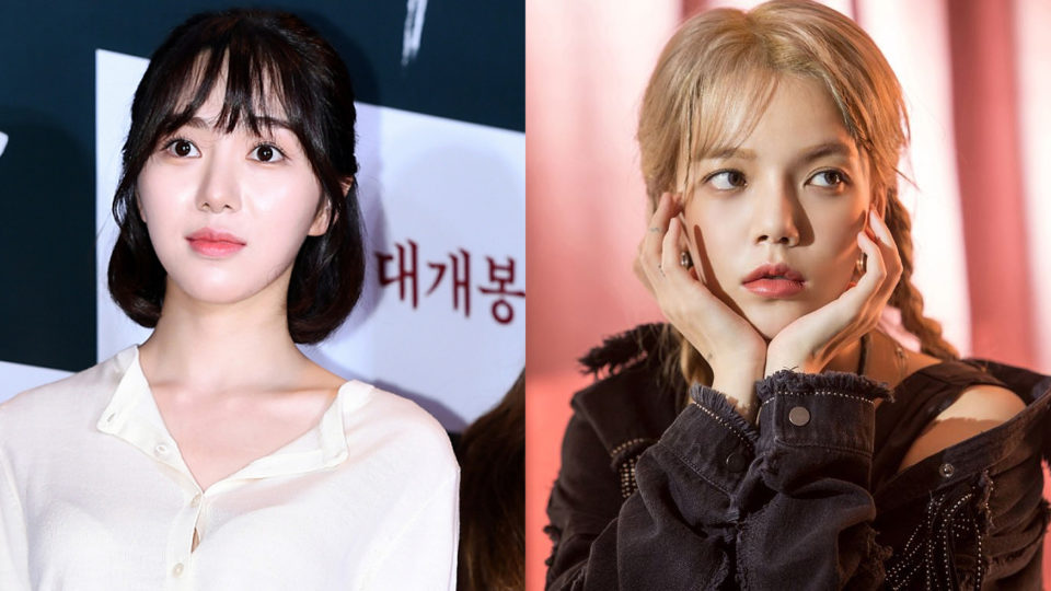 Kwon Mina (kiri) curhat dibully Jimin AOA. (Foto: Koreaboo)