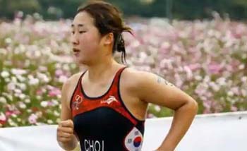 Atlet triathlon perempuan Korea Selatan, Choi Suk-hyeon yang tewas di asrama. (Foto:Yonhap)