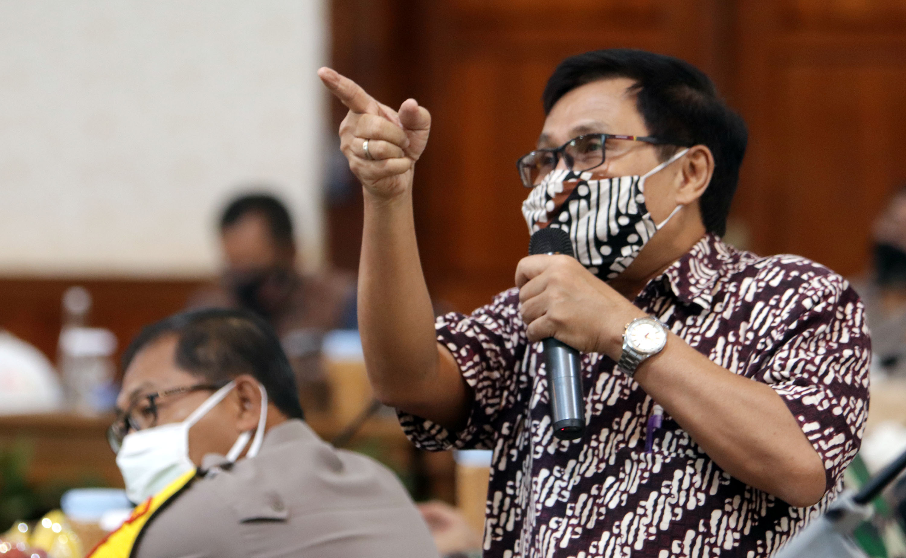 Pakar Epidemologi Unair, Dr Windhu Purnomo. (Foto: Fariz Yarbo/Ngopibareng.id)