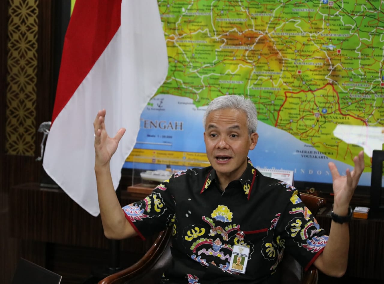 Gubernur Jawa Tengah Ganjar Pranowo. (Foto: Ist/Ngopibareng.id)