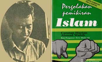 Ahmad Wahib (1942-1973) dan bukunya. (Istimewa)