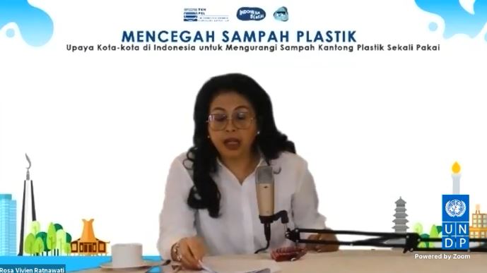 Dirjen Pengelolaan Sampah, Limbah, Bahan Beracun dan Berbahaya (PSLB3), Kementerian Lingkungan Hidup dan Kehutanan (KLHK) Rosa Vivien Ratnawati.