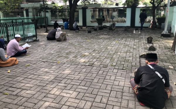 Komplek makam wisata religi Sunan Ampel Surabaya. (Foto: Andhi Dwi/Ngopibareng.id)