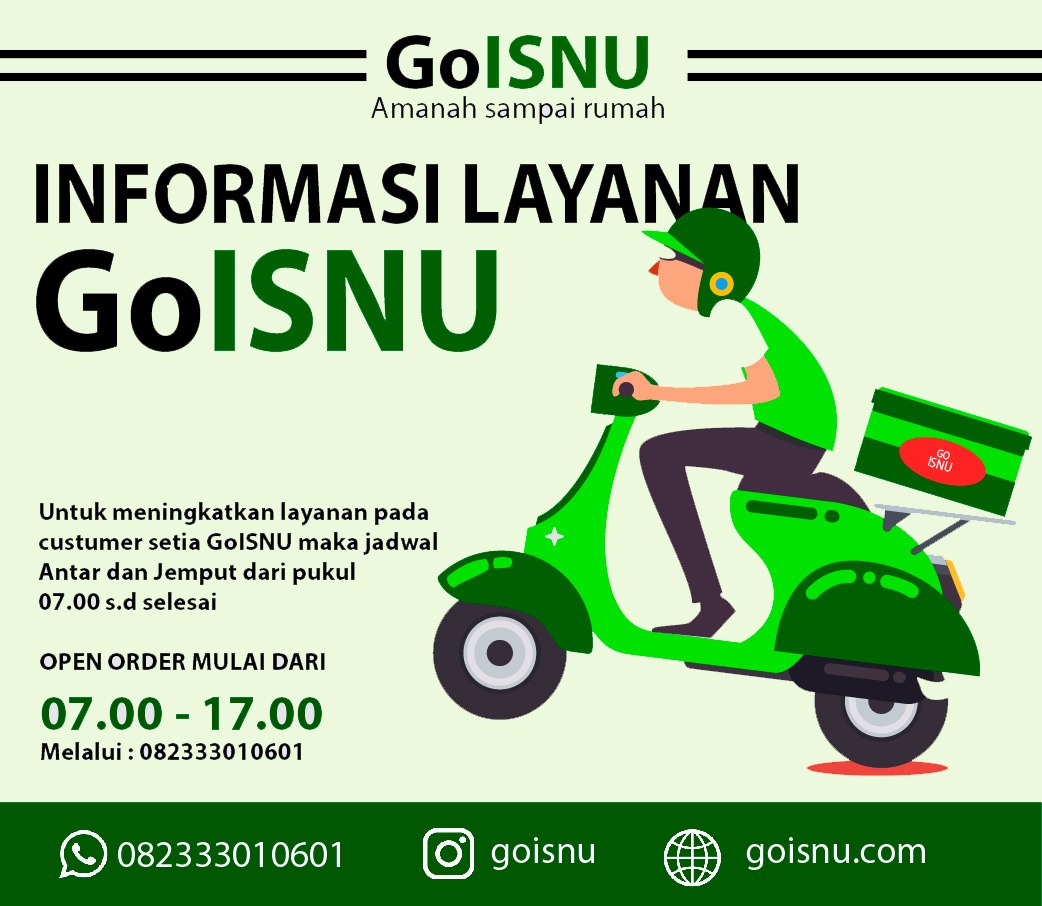 ISNU Kota Probolinggo meluncurkan jasa antar GoISNU. (Foto: GoISNU/Ngopibareng.id)