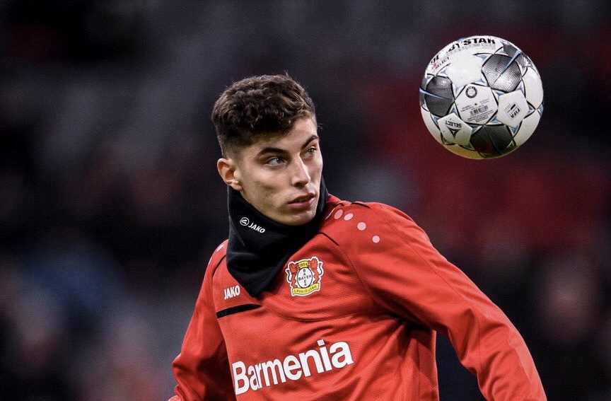 Kai Havertz tertarik bergabung dengan Chelsea. (Foto: Twitter/@