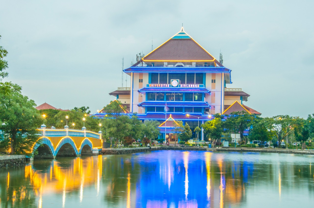 Ilustrasi rektorat Universitas Airlangga. (Foto: istimewa) 