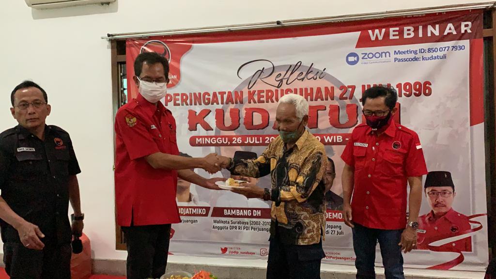 Acara mengenan peristiwa Kudatuli oleh DPC PDIP Kota Surabaya. (Foto: dok. DPC PDIP)