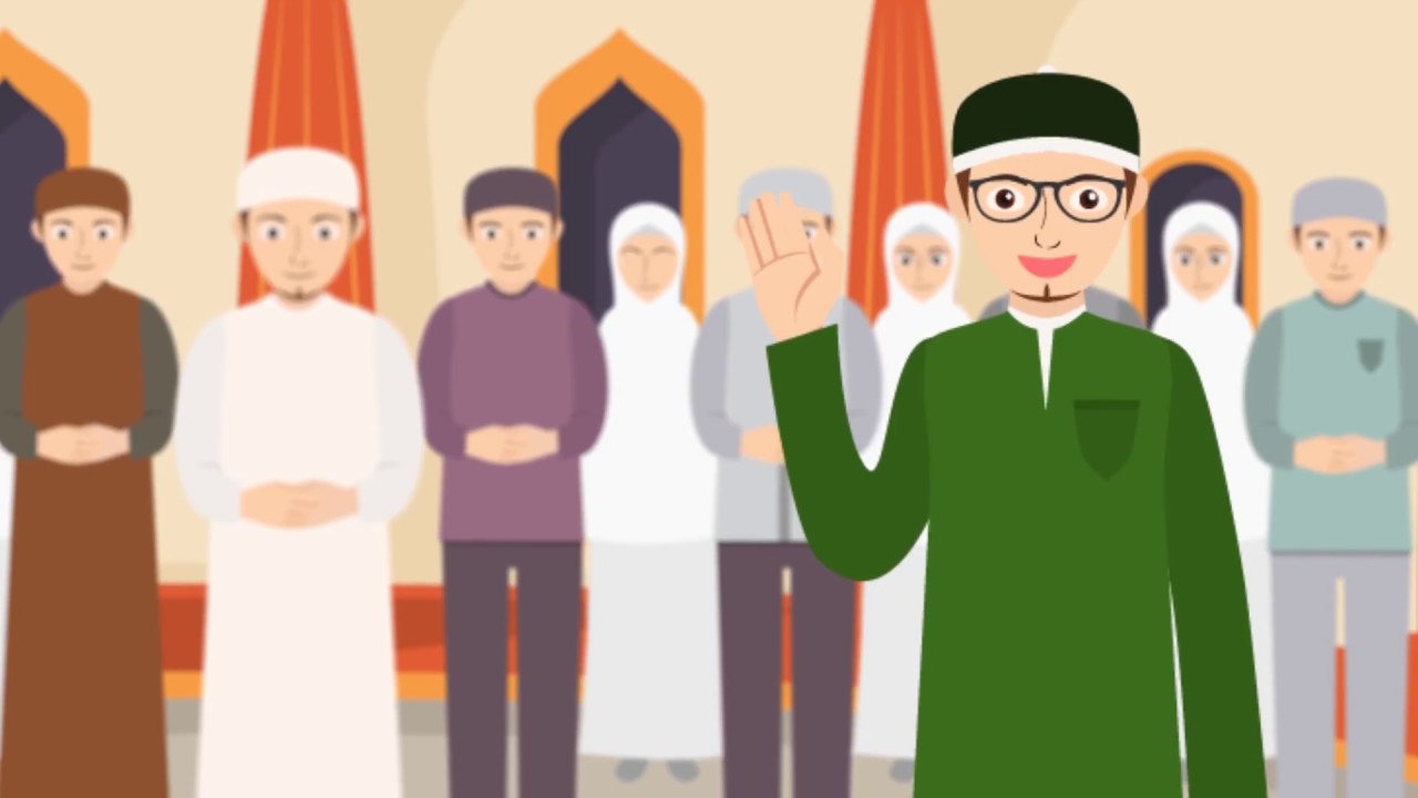 Ilustrasi salat jenazah (Foto: Youtube)