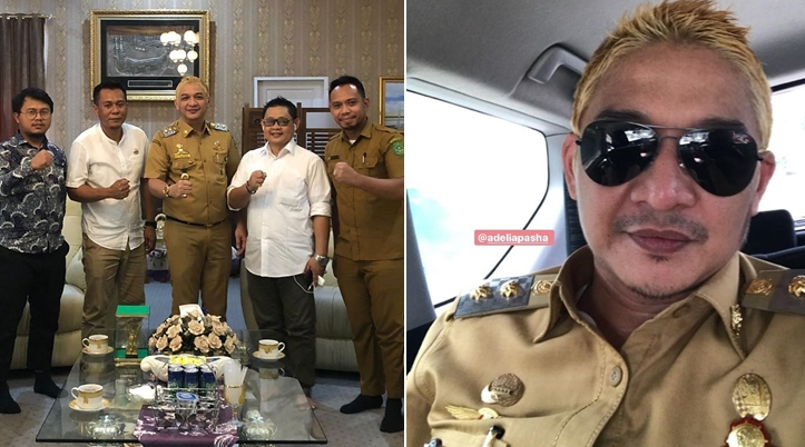 Wakil Walikota Palu Sigit Purnomo Syamsuddin Said alias Pasha Ungu cat rambut pirang. (Foto: Instagram)