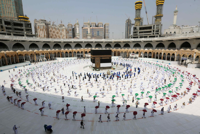 Ka'bah Baitullah di masa pandemi Covid-19. (Foto: Istimewa)