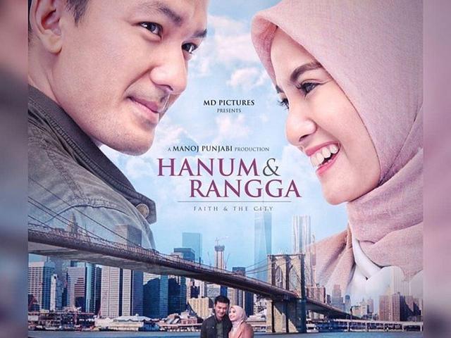 Poster film Hanum & Rangga: Faith & The City. (Foto: MD Entertainment)