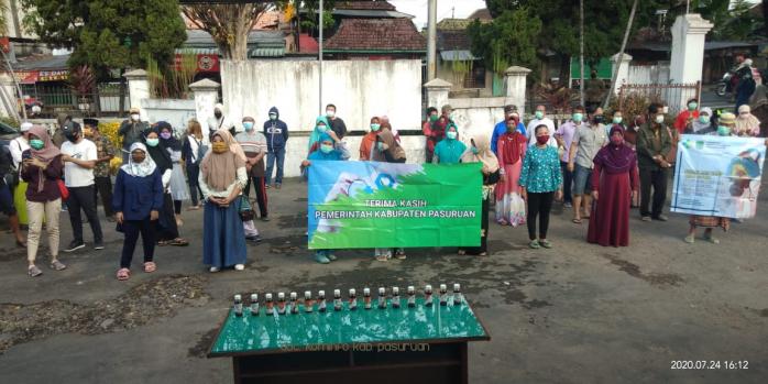 Warga Pasuruan yang sembuh dibolehkan pulang ke rumah untuk jalani isolasi mandiri. (Foto: Dok Humas)