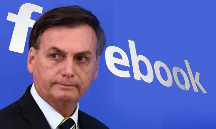 Presiden Brazil Jair Bolsonaro dan Facebook. (Reuter/Ngopibareng)