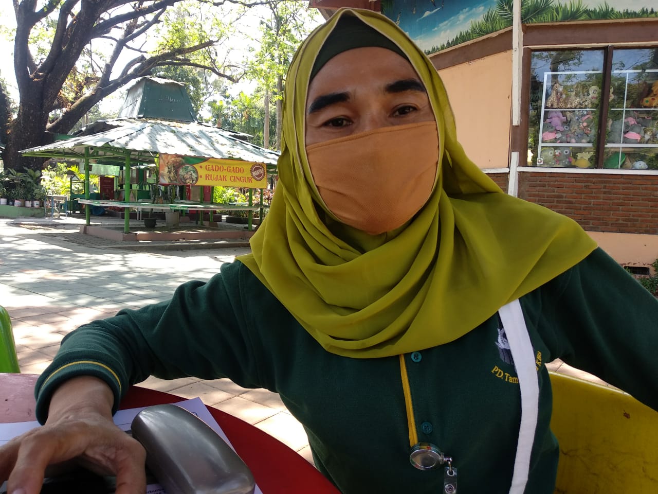 Wini Hustiani, Humas KBS saat ditemui pada Minggu, 2 Agustus 2020 (Foto: M.Rizqi/Ngopibareng.id)