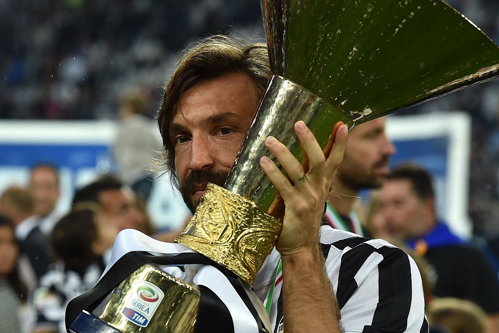 Andrea Pirlo enam kali meraih Scudetto dalam karirnya. (Foto: Getty Images)