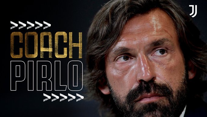 Andrea Pirlo ditunjuk sebagai pengganti Maurizzio Sarri. (Foto: Twitter @JuventusFC)